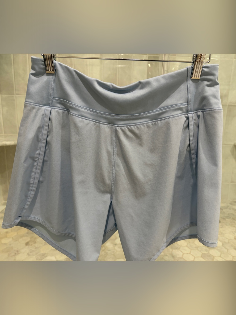 Free Fly Apparel Light Blue Athletic Shorts